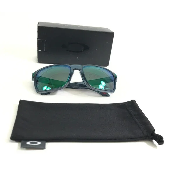 Oakley Sunglasses Holbrook XL OO9417-1459 Crystal Black Frames Prizm Jade Lenses - Picture 2 of 13